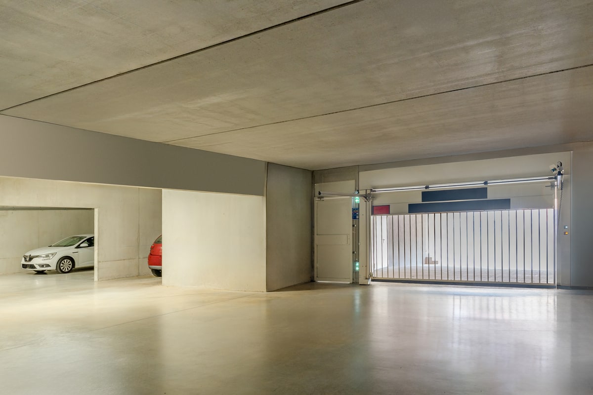 Le parking souterrain de l’Hôtel Fontaine Argent à Besançon
