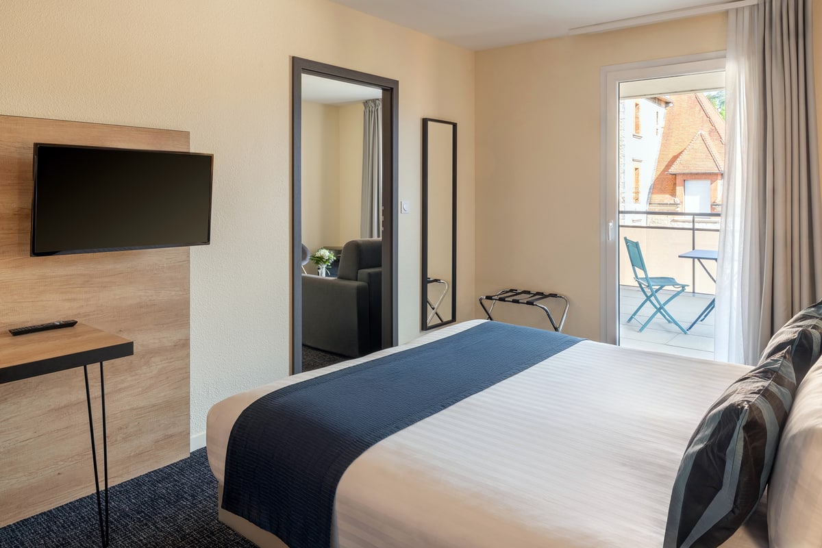 Chambre suite de l’Hôtel Fontaine Argent